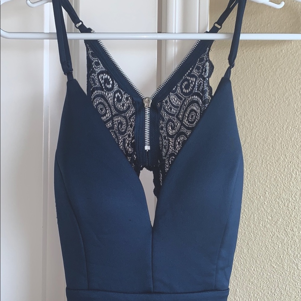 Navy blue dress